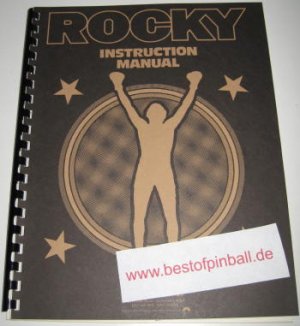 Rocky Game Manual (Gottlieb)