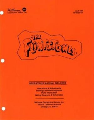 The Flintstones Game Manual (Williams)