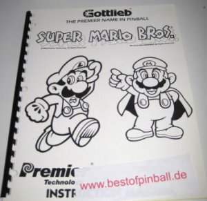 Super Mario Bros. Game Manual (Gottlieb)