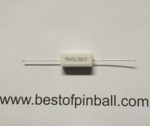 Resistor 5W 3.3 Ohm axial