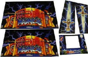 Medieval Madness Cabinetdecals