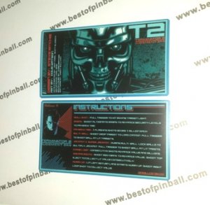Terminator 2 Custom Cards color (Williams)