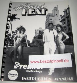 Hollywood Heat Game Manual (Gottlieb)