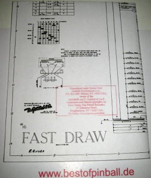 Fast Draw Schematics (Gottlieb)
