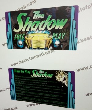 The Shadow Custom Cards (Bally)