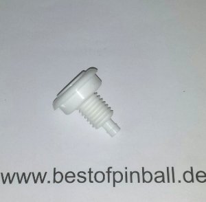 Pin Button white - no spring 38,6mm