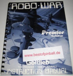 Robo War Game Manual (Gottlieb)