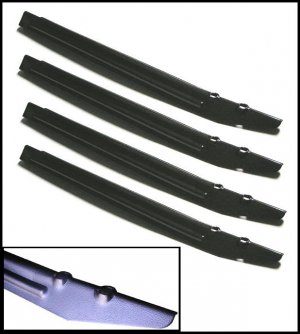 4 Flipper Legs black ridge (RFM & EP1 - Pinball 2000)