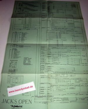 Jacks Open Schematics (Gottlieb)