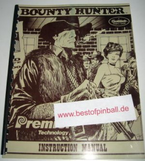 Bounty Hunter Game Manual (Gottlieb)