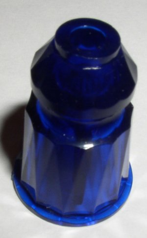 Translucent Faceted Post blue 1" (Gottlieb)