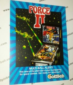 Force II Flyer (Gottlieb)