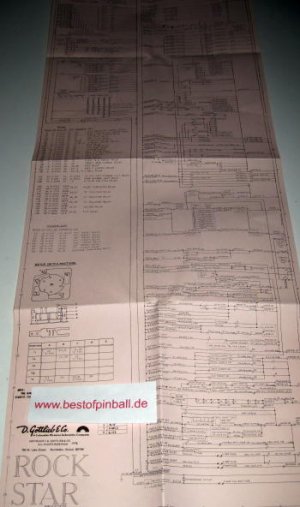 Rock Star Schematics (Gottlieb)