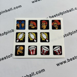 The Simpsons (DE) Targetdecals 11 teilig