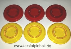 Bumpercapset Whirlwind (3x red, 3x yellow)