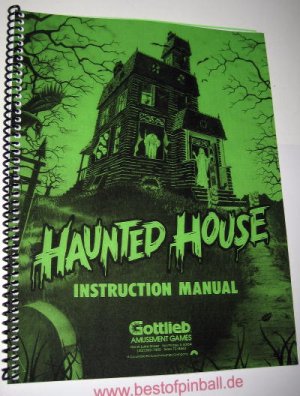 Haunted House Manual (Gottlieb)