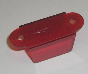 Lane Guide red 2-1/8" double