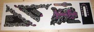 Addams Family Apron Decals