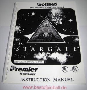 Stargate Manual (Gottlieb)