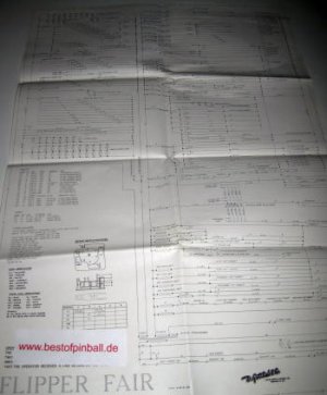 Flipper Fair Schematics (Gottlieb)