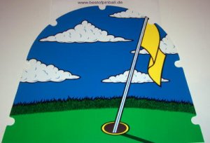 Teed Off - Topper Decal Marquee (Gottlieb)