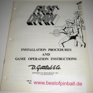 Fast Draw Operators Handbook (Gottlieb)