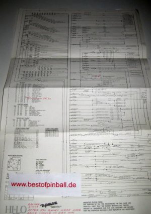 Hi-Lo Schematics (Gottlieb)