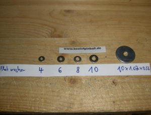 Flat Washer #4 .125x.281x.32