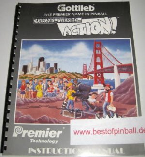 Lights Camera Action Game Manual (Gottlieb)