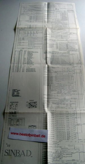 Sinbad Schematics (Gottlieb)