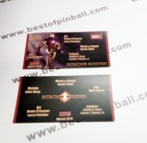 Iron Man Custom Cards (Stern)