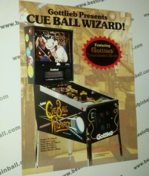 Cue Ball Wizard Flyer (Gottlieb)