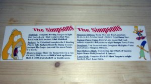 Custom Cards The Simpsons (Data East) - wähle Sprache