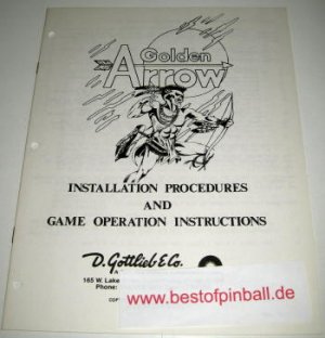 Golden Arrow Operators Handbook (Gottlieb)