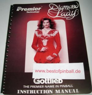 Diamond Lady Game Manual (Gottlieb)