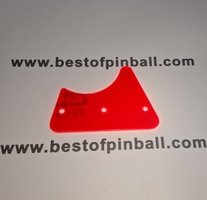 Terminator 2 Center Plastic fl. ROT (Williams)