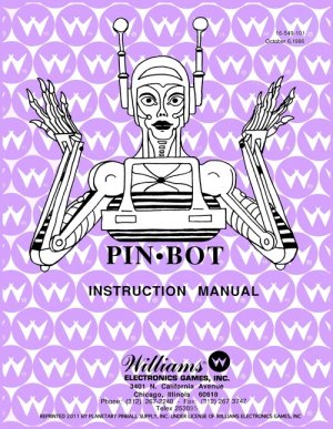Pinbot Manual (Williams)