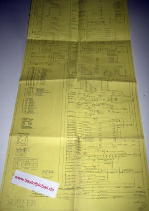 Surf Champ Schematics (Gottlieb)