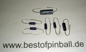 Kondensator Set für Bally AS-2518-50 Sound B. (lies Beschreibun