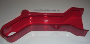 Rescue 911 short red molded Ramp (Gottlieb)