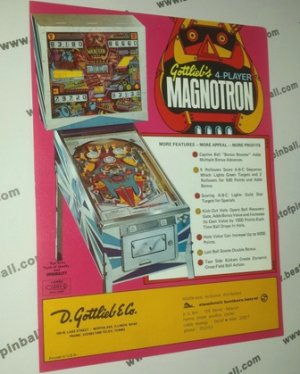 Magnotron Flyer (Gottlieb)