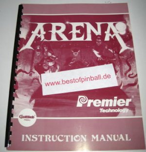 Arena Game Manual (Gottlieb)