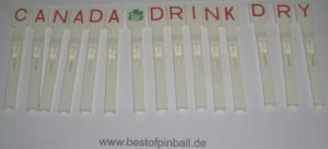 Drop Target Set (15) Canada Dry (Gottlieb)