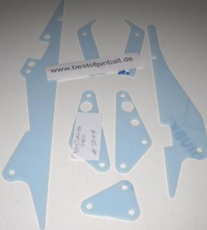 Mustang PRO 7 teiliges Plastic Protector Set (Stern)