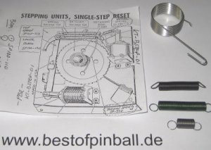 Single Step Resetting Step Unit Feder Kit (Bally) KT-BSTEP-01