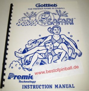Surfin Safari Game Manual (Gottlieb)
