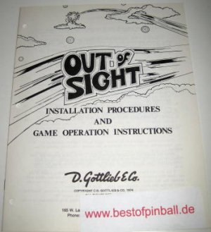 Out of Sight Operators Handbook (Gottlieb)
