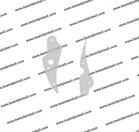 Kiss (Bally) 2 klare Playfield Plastics - zum Schließen ins Bild klicken