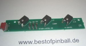 3 Lamp / socket PCB Assembly (World Cup Soccer 94)