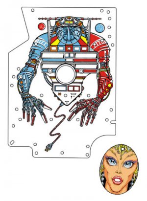 The Machine Bride of Pinbot - Miniplayfield (Williams)